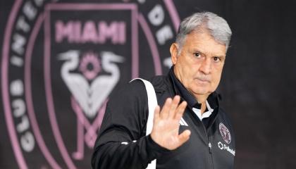 Gerardo Martino, directo técnico del Inter Miami, antes del partido contra el Atlanta United, 24 de octubre de 2024.