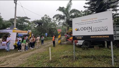 Evento de integración de empleados de Odin Mining, filial de Lumina Gold, a cargo del proyecto minero Cangrejos, 16 de octubre de 2024.