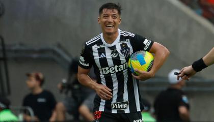 El ecuatoriano Alan Franco, durante un partido de Atlético Mineiro, el 3 de noviembre de 2024.