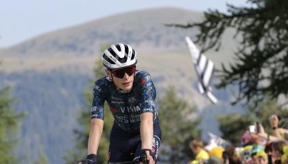 Jonas Vingegaard, durante el Tour de Francia, el 20 de julio de 2024.