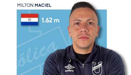 Afiche del nuevo jugador de Universidad Católica, Milton Maciel, para la temporada 2025.