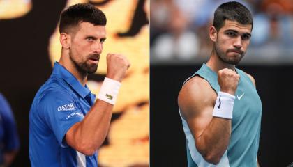 Novak Djokovic y Carlos Alcaraz se enfrentarán en los cuartos de final del Abierto de Australia, el martes 21 de enero de 2025.