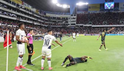 Liga de Quito se enfrentó a Aucas por la LigaPro, el 18 de marzo de 2025.