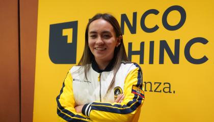 Ana Vivar, durante una entrevista con PRIMICIAS en Quito, el 13 de marzo de 2025.