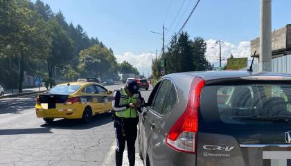 Imagen referencial de un operativo de la AMT en 2025.