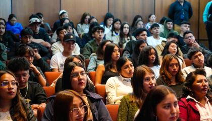Beneficiarios incorporados al programa Jóvenes en Acción en el MIT, en octubre de 2025.