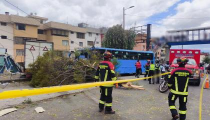 Un accidente de tránsito en el norte de Quito, el 15 de octubre de 2026.
