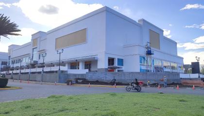Vista exterior del San Luis Shopping, ubicado en el Valle de los Chillos, en Quito, el 16 de octubre de 2026.