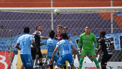 Independiente del Valle y Macará juegan un partido de la Fecha 3 del primer hexagonal de la LigaPro, en el estadio Bellavista, el sábado 17 de octubre de 2026.