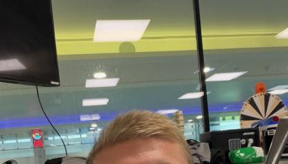 Erling Haaland posteó una foto tomando mate en sus redes sociales, el domingo 18 de octubre de 2026.