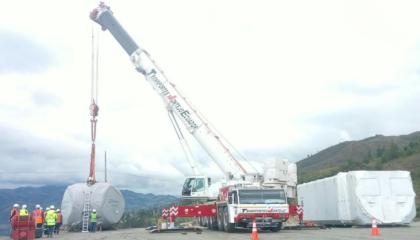 Llegada de equipos a Loja para el proyecto Villonaco III.