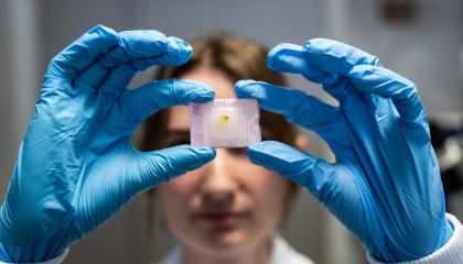 Imagen referencial de un laboratorio científico en Francia, en octubre de 2026.