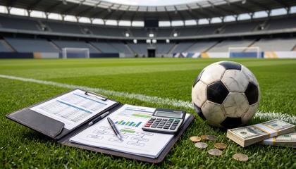 Imagen referencial sobre el control financiero en el fútbol.