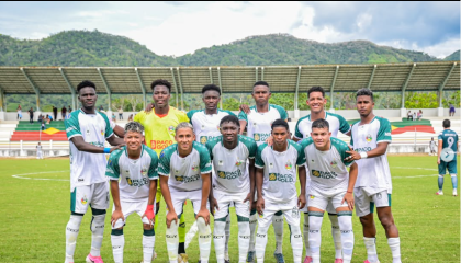 El once de Ciudad Yantzaza durante el partido ante Río Aguarico el sábado 17 de octubre de 2026 por el Ascenso Nacional de Segunda Categoría.