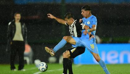 Alan Franco, de Atlético Mineiro, en la partido ante City Torque, el miércoles 21 de octubre, por la Copa Sudamericana.