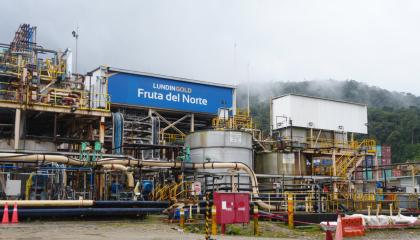 Instalaciones de la mina Fruta del Norte, en Zamora Chinchipe, agosto de 2026.