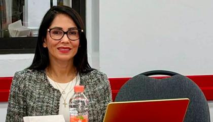 Fotografía de archivo de Luisa González, excandidata presidencial del correísmo en Ecuador.