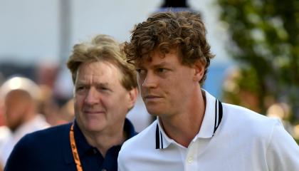 Jannik Sinner, número uno del tenis mundial, en el circuito de Fórmula Uno de Monza, el 6 de septiembre de 2026.