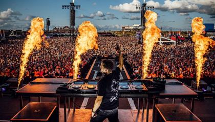 Martin Garrix en concierto, en una imagen difundida en sus redes sociales en agosto de 2026.