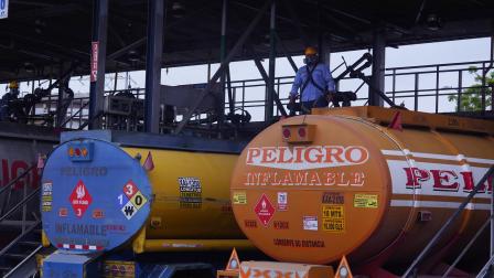 Terminal Pascuales en Guayaquil desde donde se despacha gasolinas y diésel a distintas provincias de Ecuador.