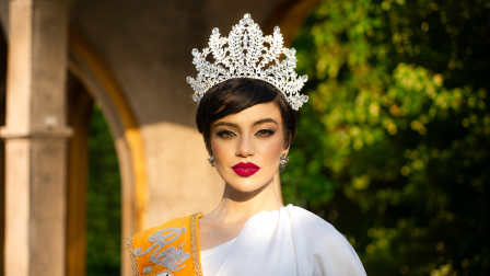 Shyare Andrade, representante de Manabí en Miss Universo Ecuador 2026, en una fotografía publicada el 2 de junio de 2026.
