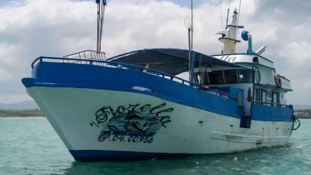 Imagen referencial del barco Fiorella, desaparecido el 20 de enero de 2026 con ocho pescadores a bordo, quienes habían zarpado de las costas de Jaramijó, en Manabí.