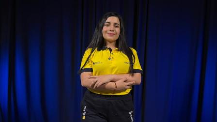 Anahí Ortiz, durante una entrevista con PRIMICIAS en Quito, el 14 de agosto de 2026.