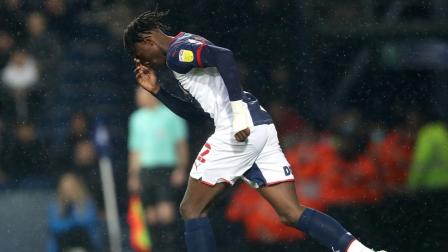 Quévin Castro en su debut de la liga portuguesa, el 1 de marzo de 2022.
