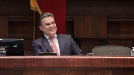 Fotografía de archivo de José Serrano, durante su gestión como presidente de la Asamblea Nacional, en 2017.