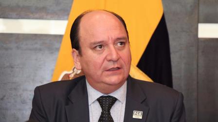 Carlos Baca Mancheno, exfiscal general del Estado.