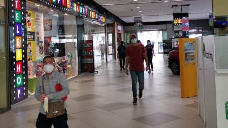 El centro comercial Policentro, ubicado al norte de Guayaquil, el  26 de mayo de 2020.