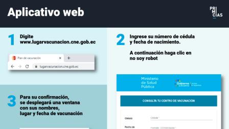 Una de las enfermeras del MSP alista una de las dosis de la vacuna contra el Covid-19, en Los Ríos, el 1 de mayo de 2021.