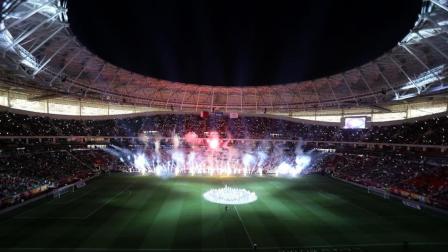 Inauguración del estadio Al Thumama, una de las sedes del Mundial de Catar 2022.