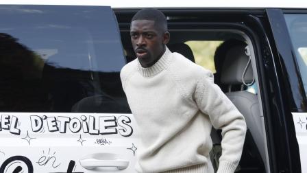 Ousmane Dembélé, antes de un entrenamiento en Francia, el 14 de noviembre de 2022.