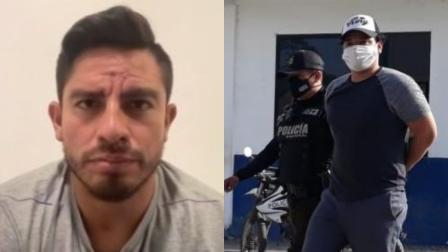 Los hermanos Daniel y Noé Salcedo en distintas diligencias penales.