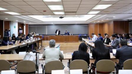 Audiencia de formulación de cargos del caso Sinohydro, que involucra al expresidente Lenín Moreno, el 3 de marzo de 2023.