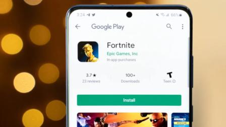 Imagen referencial de un móvil mostrando la app del videjuego Fornite, cuya empresa demandó a Google. 