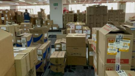 Bodega de medicamentos del Hospital Abel Gilbert Pontón. Guayaquil, 29 de marzo de 2022.