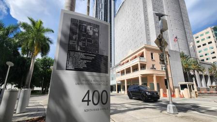 Centro de detención temporal frente a la Corte Federal de Miami, Estados Unidos. 09 de septiembre de 2024