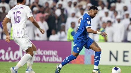 Neymar, jugador del  Al-Hilal, en su vuelta a las canchas este lunes 20 de octubre de 2024.