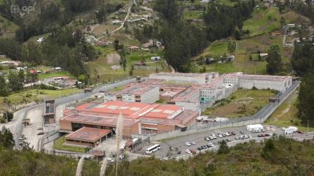 Cárcel de Turi, en Cuenca, donde fue localizado un dron que sobrevolaba las instalaciones.