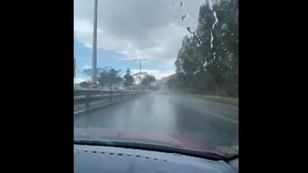 Presencia de lluvia la tarde de este miércoles 19 de noviembre de 2024.