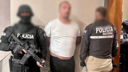 Policías en un operativo contra el lavado de activos