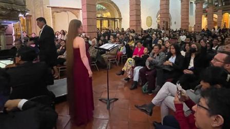 Función del Stabat Mater en la Catedral Vieja de Cuenca, por Semana Santa, el 16 de abril de 2025.