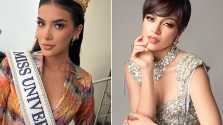 Dalia Bucaram (izq) y Shyare Andrade, Miss Universo Ecuador y Miss Grand Ecuador, respectivamente. Agosto de 2026.