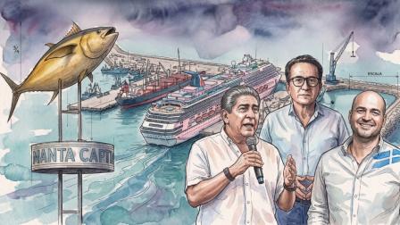 Ilustración sobre el escenario para electoral para la Alcaldía de Manta.