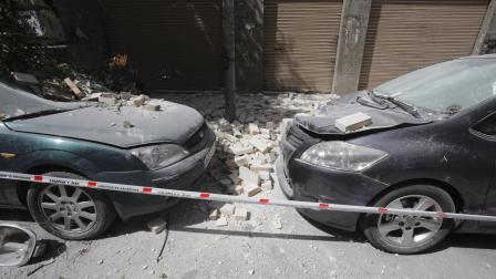 Foto de los daños registrados tras la serie de temblores que sacudieron a la ciudad de Granada, España, el 18 de agosto de 2026.