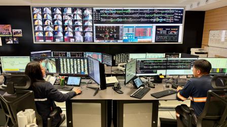 Imagen del Puesto de Control Central (PCC) del Metro de Quito, 18 de agosto de 2026.