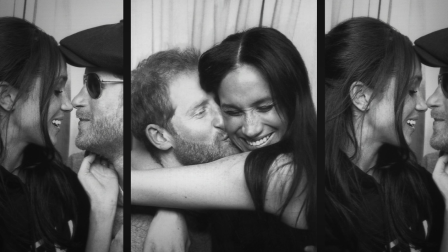 El príncipe Harry y su esposa Meghan Markle en imágenes promocionales de sus proyectos con Netflix, en el año 2022.