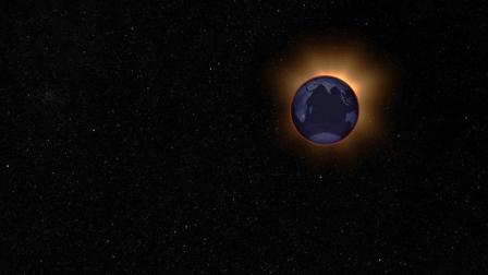 Imagen de la NASA en representación de un eclipse lunar. 20 de agosto de 2026